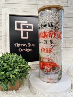 Ready to ship 20oz skinny snow globe glass sublimation tumbler. This is the exact item pictured and cannot be customized. Steps Design, Fort Wayne, Sublimation Tumbler, Snow Globe, Glass Tumbler, Wonderful Time, Snow Globes, Drinkware, Barware