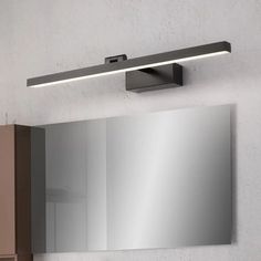 Metallic Led Wall Sconce For Bathroom - Simple Pole Design Black / 16 Warm Fitted Bedrooms, Led Vanity, Light Bulb Types, Wall Light Fixtures, Design Minimalista, Led Light Bulb, Led Lamp, Warm White, Simple Style