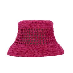 The Sak Lanie Bucket Hat - |Hand Crochet - Pinkberry| Summer Hat With Crochet Lace, Beach Hat With Adjustable Crochet Lace, Beach Hat With Crochet Lace And Adjustable Fit, Summer Beach Hats With Crochet Lace, Summer Beach Hat With Crochet Lace, Summer Beach Crochet Lace Hats, Crochet Lace Hats For Summer Beach, Crochet Lace Summer Beach Hats, Casual Crochet Lace Hat For The Beach