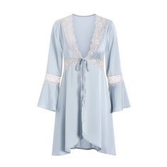 Sweet Lace Pajamas Cardigan Lace Bathrobe Black L Lace Pajamas, Cosplay Costumes, Low Price, Sky Blue, Blue Sky, Pajamas, Lingerie, Lace, Purple