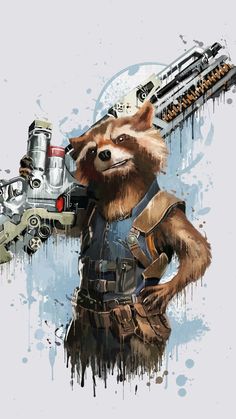 I'm gonna get that guy's arm... Poster Marvel, Marvel Infinity, Univers Marvel, Marvel Artwork, Rocket Raccoon, Avengers Wallpaper, Marvel Posters, Marvel Wallpaper, Marvel Vs