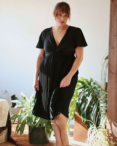 Black Fitted V-neck Belted Dress, Chic A-line Belted Dress For Party, Elegant Black Skirt With Tie Waist, A-line Pleated Dress For Date Night, Fitted Pleated Belted Summer Dress, Fitted Pleated Belted Dress For Summer, Chic Skirted Dress For Day Out, Elegant Black Skirt For Brunch, Fitted Pleated Skirted Dresses