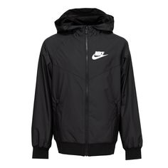 NIKE SPORTSWEAR WINDRUNNER WINDBREAKER YOUTH JACKETThe Nike Sportswear Windrunner Windbreaker jacket is a direct descendent of the 1978 Windrunner Jacket. It has the same breathable mesh lining, ribbed cuffs, and iconic chevron at the chest, which gives this new edition windbreaker jacket old-school retro vibes. The best part is the jacket is lightweight and rain-resistant. Loose fit; oversized, roomy feel. Hood zips up to the chin for added warmth. Mesh lining with back vent for breathability. Nike Windbreaker Outfit, Nike Rain Jacket, Nike Windrunner Jacket, Water Fabric, Windbreaker Outfit, Nike Windrunner, Windrunner Jacket, Nike Windbreaker, Ripstop Fabric