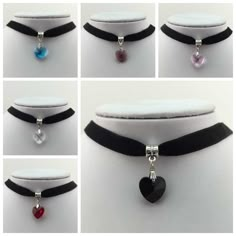 Gothic Women Fashion Jewelry Teen Girl Gift Idea, bridesmaid girl, flower girl, party jewelry, Valentine's necklace Cord Material: Black Velvet Length: 31cm plus 5cm (extension) Charm: Heart shape Crystal in 6 different colors Visit our shop to check out other unique items: https://www.etsy.com/shop/SecretBelladonna Adjustable Crystal Pendant Necklace For Parties, Adjustable Pendant Crystal Necklace For Party, Adjustable Heart Necklace For Parties, Personalized Crystal Jewelry For Party, Heart Charm Jewelry For Mother's Day Party, Wedding Choker Necklace For Valentine's Day, Valentine's Day Party Crystal Heart Necklace, Mother's Day Heart Charm Jewelry For Party, Valentine's Day Wedding Choker Necklace