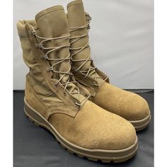 Belleville Desert Steel Toe Combat Military Boots ++Mens Size 14++ Vibram Sole New And Unworn Fast Ship Lace-up Work Boots With Removable Insole, Steel Toe Boots, Boots Mens, Military Boots, Toe Boots, Desert Boots, Boots Men, Men's Shoes, Shoe Boots