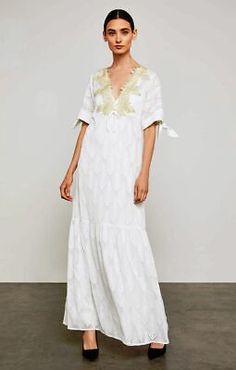 Find ideas๏ฟฝand inspiration for NWT BCBG MAX AZRIA $368 WHITE ALYSA EMBROIDERED COLD SHOULDER MAXI DRESS SZ XS, women clothing Embroidered V-neck Maxi Dress For Evening, White Floor-length Midi Dress For Spring, Embellished V-neck Maxi Dress For Summer, Chic Embroidered Maxi Dress For Party, Chic Embroidered Party Maxi Dress, Chic Embroidered Evening Maxi Dress, Embroidered Maxi Dress For Summer Evening, Summer V-neck Embroidered Maxi Dress, Embroidered V-neck Maxi Dress For Summer