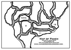 the map of panem, showing where to go