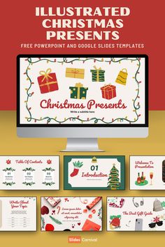 Unleash your creativity with our fun, minimal and kid-friendly PowerPoint templates and Google Slides themed around Christmas. Perfect for marketing professionals or educators, these stylish templates in hues of beige, red and green bring the festive spirit alive in every slide. Ideal for planning out your holiday marketing or social media strategy, or even for an engaging educational presentation. So why wait? Bring a touch of holiday magic to your PPT presentations and Google Slides today. Canva Presentation Template, Canva Presentation, Theme Powerpoint, Holiday Marketing, Social Media Strategy, Writing About Yourself, Holiday Market, Powerpoint Slide