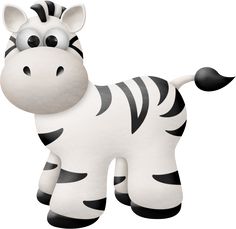 a toy zebra is standing in front of a white background and has black stripes on it's body