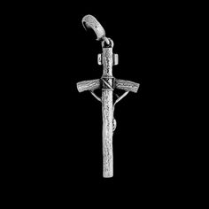 This beautiful Catholic silver cross is the perfect representation of your faith. Perfectly crafted, it is a must-have for all Catholics. Let it serve as a reminder of your beliefs. Sterling silverPendant: 61 x 23 mmBail size: 7.5 x 5.5 mmPlease note: pendant only; chain sold separatelyShown with: ROUND BOX SILVER CHAIN (2.6 MM) Processing time 1-3 business days Silver Crucifix Necklace With Polished Finish, Spiritual Polished Cross Jewelry And Charms, Spiritual White Gold Crucifix Cross Necklace, Spiritual White Gold Crucifix Necklace, White Gold Crucifix Necklace Spiritual Style, White Gold Crucifix Necklace, Round Box, Silver Cross, X 23