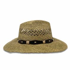 Shape: Panama Hat, Indiana StyleMaterial: SeagrassSize: Small, Medium, Large & XLBrim: 3.25”Color: GreenDetail: "Band" (Toquilla)Hat Care: Always handle your hat by the top. Do not place hat with brim on the surface, it will cause it to flatten the brim. Always Brim turned up.To dust off, use a soft brush.To remove stains, wipe with a cloth, then let it dry naturally with the brim turned up.Steam it to shape if necessary.Misshapen flat brim straw hats can be shaped carefully with a lukewarm Short Brim Toquilla Straw Panama Hat, Toquilla Straw Panama Hat With Short Brim, Toquilla Straw Fedora With Curved Brim, Adjustable Curved Brim Straw Hat For Kentucky Derby, Country Style Straw Fedora With Short Brim, Toquilla Straw Fedora With Short Brim, Adjustable Straw Hat With Curved Brim For Kentucky Derby, Natural Fedora With Short Brim For Festivals, Adjustable Short Brim Beach Costume Hat