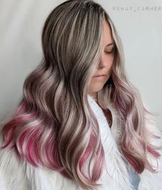 30 Beautiful Peekaboo Highlights Ideas for the Stylish You - Hair Adviser Purple Peekaboo Highlights, Purple Peekaboo Hair, Highlights Chunky, Pink Peekaboo Highlights, Blonde Face Framing, Blonde Peekaboo Highlights, Blonde Underneath, Natural Dark Hair