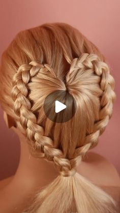 Braids For Brunettes, Cool Braided Hairstyles Unique, Braids Ideas For Long Hair, Heart Hairstyles For Kids, Crazy Hairstyles For Women, Turkey Hairstyle, Heart Braided Hairstyles, New Hairstyles For 2024, Braid Long Hairstyles