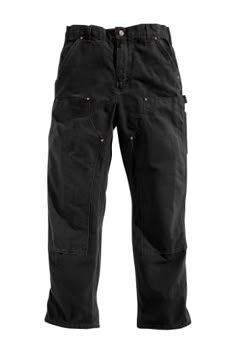 Carhartt Loose-Fit Washed-Duck Double-Front Utility Work Pants for Men | Bass Pro Shops Mens Streetwear Pants, Workwear Men Outfit, Men Wishlist, Carpenter Pants Outfit Men, Knee Pants Outfit, Carpenter Pants Outfit, Utility Work Pants, Work Pants For Men, Carhartt Work Pants