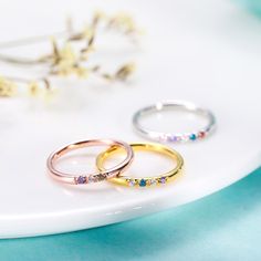 Family Ring with 1-13 Birthstones | Getnamenecklace Family Rings Mothers, Grandmothers Rings, Birthstones Ring, Birthstone Ring Mothers, Family Ring, Gifts For Mothers, Women Friendship, Birthstone Rings, Family Rings