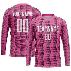 Order the jersey with special name & number you want from our shop, making a vibrant look on the field or daily life! Features: 1. Material: Made from 100% polyester wicking knit with 95% polyester / 5% spandex wicking pinhole mesh 2. Jerseys with sublimation printed name and numbers 3. Moisture-wicking fabric has spongy handle, good draping property and elasticity as well as good dimensional stability and wrinkle-resistance 4. Breathable & Quick-Drying 5. Athletic Cut & Exquisite stitching not White Jersey With Sublimation Print For Fans, Team Spirit Pink Jersey With Sublimation Print, White Sportswear Jersey With Sublimation Print, Pink Sports Jersey With Sublimation Print, Sports Jersey With Team-colored Sublimation Print, Sublimation Pink, Soccer Uniforms, Blue Football, Orange Texas