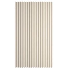 a white vertical blinds with vertical slats