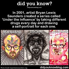 an advertisement with three different faces and the words did you know? in 2011, artist ryan lewis