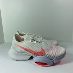 "Box Lid Is Removed" Nike Women's Air Zoom Superrep 2 Traning Shoes White Crimson Cu5925-100 New Size 13 Women = Size 11.5 Men White Lace-up Sneakers For Gym, Dynamic White Low-top Running Shoes, White Athleisure Basketball Shoes With Air Cushioning, Nike Lace-up Gym Sneakers, White Mesh Running Shoes With Air Max Cushioning, White Low-top Running Shoes With Air Max Cushioning, White Running Shoes For Training With Branded Insole, White Functional Sneakers For Gym, Functional White Gym Sneakers