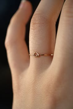 Simple 14k Gold Midi Rings, Simple 14k Gold Filled Stackable Anniversary Rings, Delicate Tiny 14k Gold Midi Rings, Dainty 14k Gold Filled Stackable Rings, Dainty 14k Gold Midi Rings, Tiny Delicate Heart Promise Ring, Delicate Tiny Heart Promise Ring, Delicate Heart Promise Ring, Dainty Stackable Rings With Simple Design As Gift