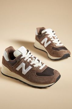 Brown Sneakers Women, 2024 Shoes, Fall Sneakers, New Balance 574, Winter Sneakers, Everyday Shoes, New Balance Sneakers, Brown Sneakers, Shoe Inspo