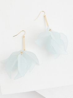 Let your love for these statement earrings blossom thanks to their delicate petal drop design and light blue color.  Hook backs. Base metal. Imported. The best plus size women's light blue petal drop statement earrings in multi. Torrid is your destination for the freshest spring and summer styles. Summer Light Blue Pierced Earrings, Spring Party Petal-shaped Earrings, Blue Spring Earrings For Pierced Ears, Blue Spring Earrings, Blue Dangle Earrings For Spring, Light Blue Drop Earrings For Summer, Elegant Light Blue Summer Jewelry, Blue Flower Earrings For Spring, Light Blue Flower Jewelry For Spring