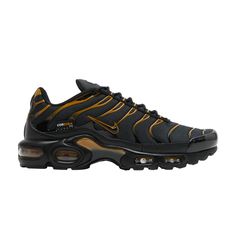 Nike Air Max Plus Black, A Whale, Cute Sneakers, Nike Air Max Plus, Air Max Plus, Solid Black, Weather Resistant, Wheat, Air Max