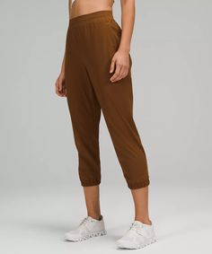 Adapted State High-Rise Jogger Crop 23" | Women's Pants | lululemon Joggers Lululemon, Cropped Joggers, Boxy Tee, Womens Capris, Joggers Womens, High Rise Shorts, Hoodies For Sale, Train Hard, Shirt Sale