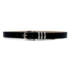 Experience stunning style with Noir - an elegant belt crafted of luxurious Italian leather and finished with a silver buckle and loops. Minimalist yet chic, the Noir belt is the perfect accessory for any occasion. Let its timeless appeal add style to your wardrobe. Details: 1.25" Width  Silver-plated buckle and multi-l Silver Buckle Belt, Black Belt Silver Buckle, Trendy Adjustable Formal Belt, Trendy Adjustable Belt For Formal Occasions, Elegant Black Belt With Silver Buckle, Elegant Business Belt With Silver Buckle, Elegant Formal Belts With Silver Buckle, Elegant Formal Belt With Silver Buckle, Classic Silver Belt For Formal Occasions