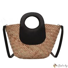 Bird in Bag - Design handheld women's straw bags new crossbody bags vegetable basket bucket bag Straw Top Handle Shopping Bag, Picnic Shoulder Bag With Adjustable Strap, Top Handle Straw Shopping Bag, Straw Bucket Bag For Shopping, Straw Shopping Bucket Bag, Large Capacity Bags For Spring Picnic, Spring Picnic Shoulder Bag With Large Capacity, Trendy Large Capacity Shoulder Bag For Picnic, Trendy Large Capacity Shoulder Bag For Picnics