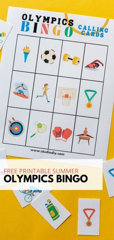 printable olympic games for kids to play with