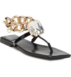 Jeffrey Campbell Ring On It Sandal (Women) | Nordstrom Luxury Toe Loop T-strap Sandals For Women, Jeffrey Campbell Linques Sandals, Vintage Jeffrey Campbell, Jeffrey Campbell Heels, Statement Sandals, Luxury Black T-strap Sandals With Removable Insole, Tall Girl, Put A Ring On It, Jeffrey Campbell