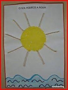 an art project made with popsicle sticks and watercolors, depicting the sun