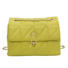 Product information: Color: green, black, orange, beige Style: street fashion Material: PU Luggage trend style: small square bag Bag size: medium Popular Elements: Lingge Listed year season: summer 2021 Whether to support distribution: support distribution Bag shape: horizontal square type pattern: plain Size Information: Packing list: handbag*1 Medium Sized Bags, Beige Style, Quilted Bag, Trendy Accessories, Chain Shoulder Bag, Shoulder Purse, Square Bag, Green Bag, Shoulder Handbags