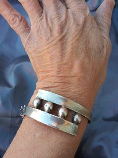 This Cuff Bracelets item by bycinbyhand has 54 favorites from Etsy shoppers. Ships from Albuquerque, NM. Listed on Dec 26, 2022 Beaded Gloves, 60s Jewelry, 1950s Bracelet, Precious Jewels, Safety Chain, Hinged Bracelet, Turquoise Cuff, Sterling Silver Bangles, Rhinestone Bracelet