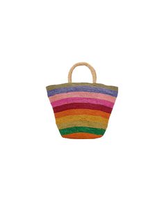 Chic Top Handle Bag For Errands With Rolled Handles, Multicolor Everyday Bucket Bag, Everyday Multicolor Satchel Bucket Bag, Multicolor Satchel Bucket Bag For Everyday, Multicolor Satchel Bucket Bag For Daily Use, Multicolor Top Handle Straw Bag For Travel, Bucket Bag With Rolled Double Handles For Errands, Bucket Straw Bag For Errands, Chic Multicolor Top Handle Shoulder Bag