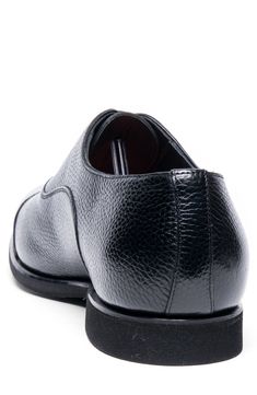 Impeccably constructed with clean lines and minimalist detailing, this handsome cap-toe oxford features smartly finished blake stitching at the sole. Lace-up style Leather upper, lining and sole Made in Italy Men's Shoes Business Oxfords With Rubber Sole And Plain Toe, Elegant Office Derby Shoes With Almond Toe, Elegant Almond Toe Derby Shoes For Office, Formal Leather Oxfords With Removable Insole, Sleek Oxfords With Leather Sole For Derby, Luxury Monk Strap Shoes With Textured Sole For Business, Business Casual Oxfords With Almond Toe And Leather Sole, Timeless Formal Leather Shoes With Removable Insole, Formal Cap Toe Derby Shoes With Rubber Sole