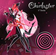 Hi!🖤  CHARLASTOR VALENTINE STANDEE!  Designed and drawn by me @YazTheAngel🤘🏻 It's so beautiful I cried when I made it🫠😭 It's a great piece to have for you Hazbin Collection!  Standee Size: 6 inches Base Size: 4 inches I make ship movie character necklaces! Check out my page! If your ship isn't here I do custom orders, just send me a message! If it's for a special occasion let me know! Have any questions? Feel free to message me at anytime! :) Hazbin Hotel Spider Oc, Spider Oc, Monster Hotel, Anime Poses Reference, Movie Characters, Anime Poses, Pose Reference, Collectible Figurines, Concept Art