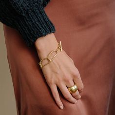 Brass jewelry for layering and stacking. Handmade by fair wage artists. Chemistry Jewelry, Body Chemistry, Hammered Brass, Modern Accents, Statement Bracelet, Mixed Metals, Boxer Briefs, Ethical Fashion, Delicate Bracelet