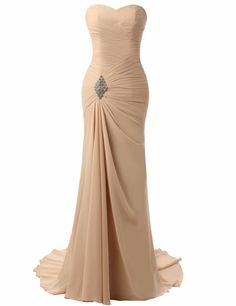 Champagne Evening Gown, Trumpet Prom Dress, Prom Evening Dresses, Mermaid Evening Gown, Evening Party Dresses, Sweetheart Prom Dress, Chiffon Evening Dresses, Long Evening Dress, Gowns Prom