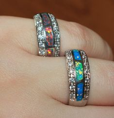 Inlay Rings, Fancy Diamond Ring, Opal Wedding Band, What Dreams May Come, Cocktail Fashion, Dream Rings, Opal Wedding, Cocktail Wedding, Wedding Cocktails