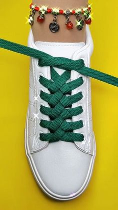 Vans Green, Shoelace Patterns