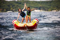 Boating + Tube =TUBING Fun! Boat Tips, Water Tubing, Boat Tubes, Summer List, Big Bucket, Lake Camping, Lake Days, Ski Boats