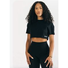 New Alphalete Heavy Cotton Dropped Shoulder Crop Top Tee In Black Nwt Cotton Signature Heavy Cotton Fabric Blend Crew Neck With Straight Hemline Oversized Fit With Dropped Shoulder Sleeve Style Alphalete Core Wordmark Embroidered Along Lower Left Hem Size: Xxxl I Love A Good Offer No Trades, No Holds Bundle Items For Discount Thanks For Checking Out My Closet E13 Sporty Black Crop Top T-shirt, Black Athleisure Cropped T-shirt For Workout, Black Relaxed Fit Cropped T-shirt Athleisure, Trendy Fitted Cropped T-shirt For Workout, Stretch Crew Neck Crop Top For Streetwear, Athleisure Stretch Cropped T-shirt For Streetwear, Trendy Black Crop Top For Workout, Workout Crop Top With Medium Support And Crew Neck, Short Sleeve Crop Top For Streetwear