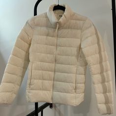 Uniqlo Ultra Light Down Jacket Never Worn Light Down Jacket, Uniqlo Jackets, Light Down, Uniqlo Women, Uniqlo, Down Jacket, Puffer, Color White, Jackets & Coats