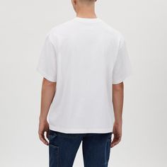 100% organic cotton Length: 29 Machine wash Model is 6'2 (188cm) and wears a size M Style No. CT260 Basic Boxy Fit Organic Cotton T-shirt, White Relaxed Fit Organic Cotton T-shirt, White Organic Cotton Top For Streetwear, Cotton Relaxed Fit T-shirt For Streetwear, Relaxed Fit Cotton T-shirt For Streetwear, White Relaxed Fit Cotton Jersey T-shirt, Casual Cotton T-shirt With Boxy Fit, Organic Cotton Boxy Fit T-shirt With Crew Neck, Boxy Fit Cotton T-shirt For Everyday