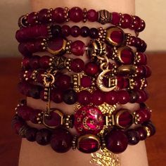 Gorgeous Signature Luna Life Stretch Bracelets Made With Gypsy Blood Beads. Several Styles Available, If Int Leave A Comment & I Can Email You More Pics. Regularly $18 Each & On Sale For $15 Ea Or 2 For $25! Love Potion Bracelet, Blood Infused Jewelry, Garrote Bracelet, Vampire Bracelet, Black And Red Jewelry, Gore Fashion, Blood Jewelry, Vampire Princess, Descendants Dr