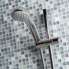 the shower head is connected to the faucet