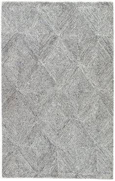 Traditions Made Modern Tufted MMT19 Exhibition White / Dark Gray Rug - Rug & Home Grey Rug Texture, Amenity Space, Dark Gray Rug, Client Board, Unique Area Rugs, Dark Grey Rug, Jaipur Rugs, Garden State, Jaipur Living