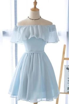 Light Blue Homecoming Dress, Grade 8 Grad Dresses, Graduation Party Dress, Knee Length Prom Dress, Short Graduation Dresses, Graduation Party Dresses, Dress Graduation, Blue Homecoming Dresses, Short Party Dress